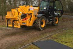 Heavy equipment required for tree clearance